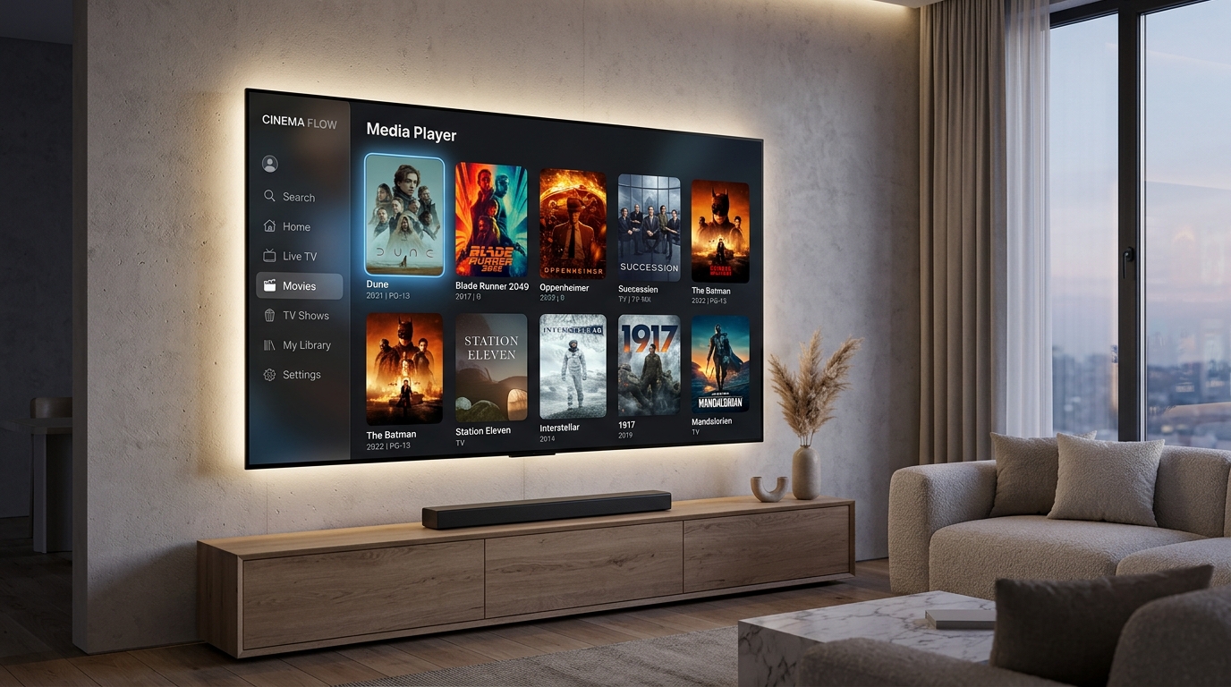 NowsTV Akıllı TV ve Mobil Arayüz Görseli